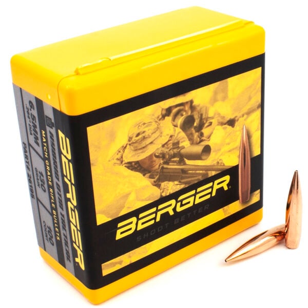 Berger .264 / 6.5mm 130 Grain AR Hybrid Open Tip Match Tactical (100)