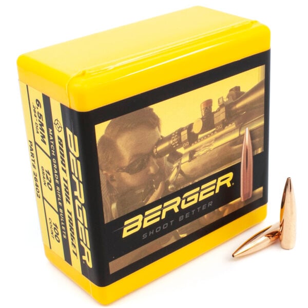 Berger .264 / 6.5mm 120 Grain Target Boat Tail (100)