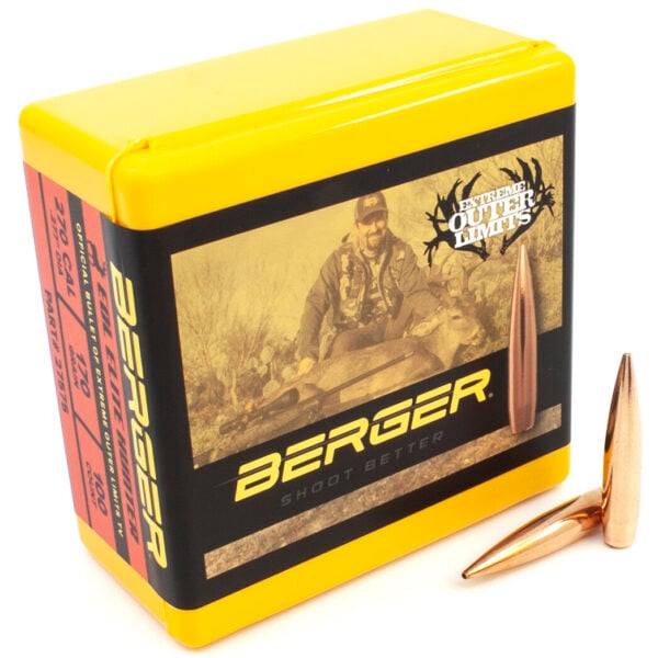 Berger .277 / 270 170 Grain Elite Hunter Bullet Extreme Outer Limits (100)