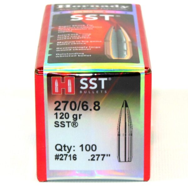 Hornady .277 / 6.8mm 120 Grain SST (Super Shock Tip) (100)