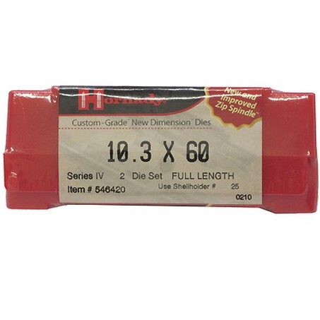 Hornady Dieset 2 10.3X60R Swiss (.415)