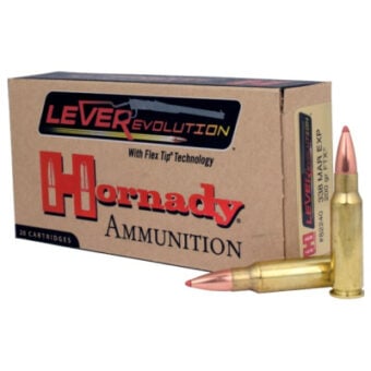 Hornady Ammunition 338 Marlin 200 Grain FTX Polymer Tipped 20 Count
