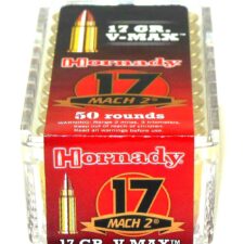 Hornady 17 Mach2 17 Grain V-MAX Ammunition - 50 Rounds