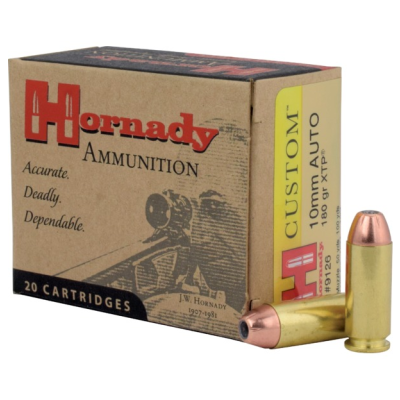 Hornady Ammo 10mm 180 Grain XTP (eXtreme Terminal Performance) (20)