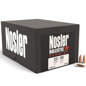 Nosler .224 / 22 50 Grain Ballistic Tip (1000)