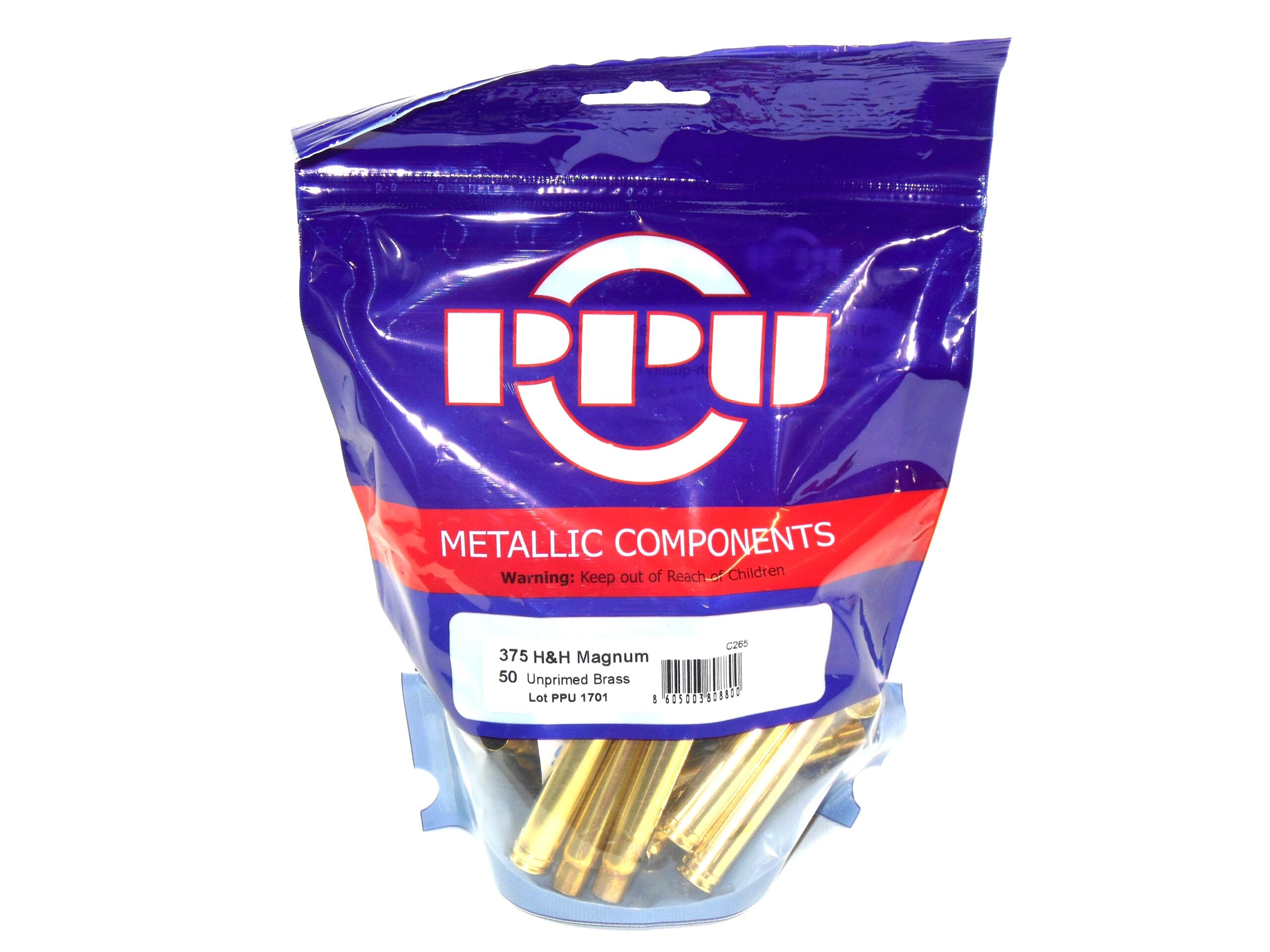 Prvi Partizian Unprimed Brass 375 H&H Magnum (50)