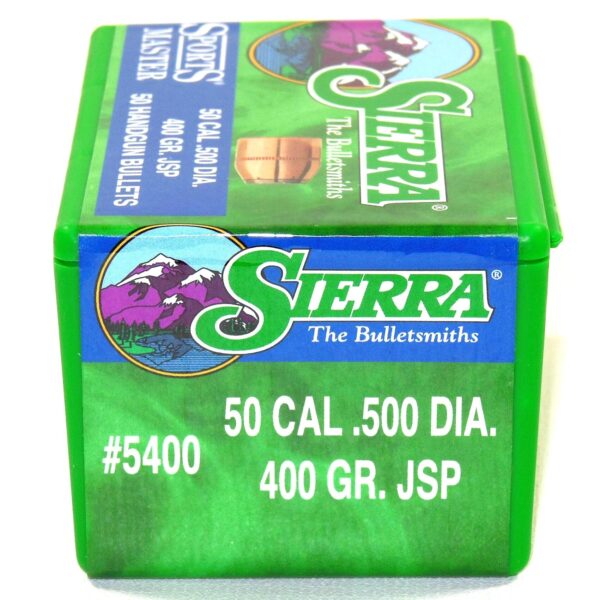 Sierra .500 / 50 400 Grain Jacketed Soft Point (50)