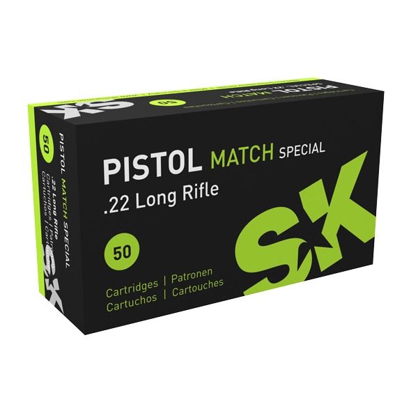 SK Ammo 22Lr 40 Grain Solid Pistol Match Special (50)