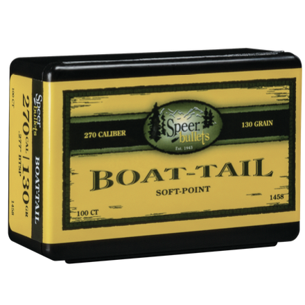 Speer .277 / 270 130 Grain Boat Tail Soft Point (100)