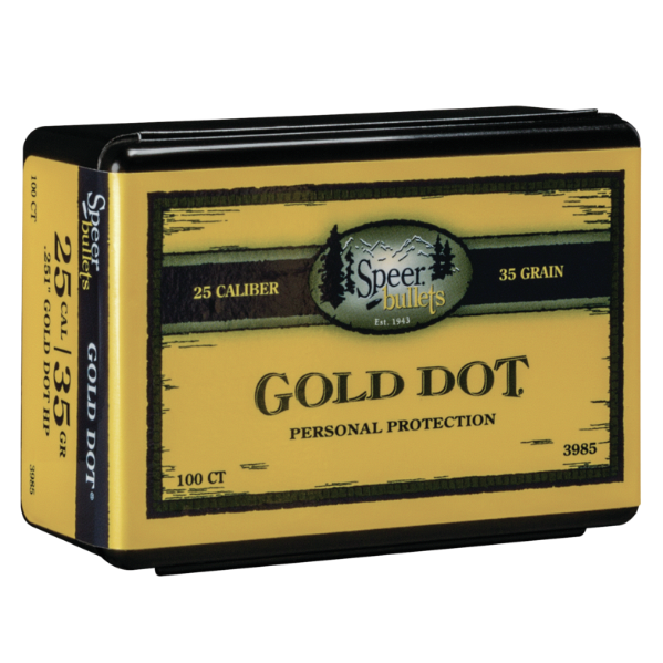 Speer .251 / 25 35 Grain Gold Dot Hollow Point (100)