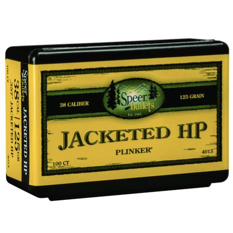 Speer .357 / 38 125 Grain Jackted Hollow Point (100)