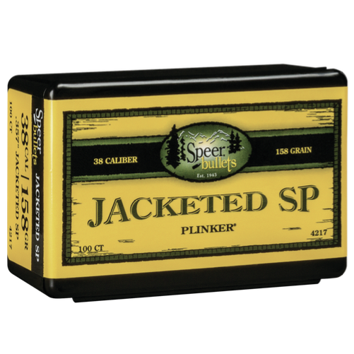 Speer .357 / 38 158 Grain Jackted Soft Point (100)