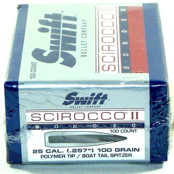 Swift Scirocco .257 / 25 100 Grain Boat Tails (100)
