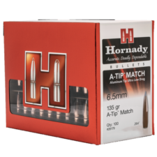 Hornady .264 / 6.5mm 135 Grain A-Tip Match (Aluminum Tip) (100)
