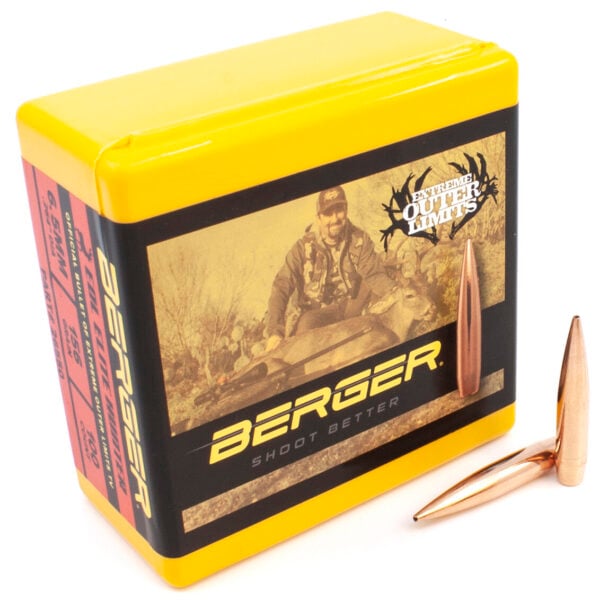 Berger .264 / 6.5mm 156 Grain Elite Hunter Bullet (100)