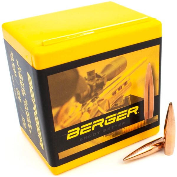 Berger 308 Long Range Hybrid Target Bullet, .308 Caliber (100/250)
