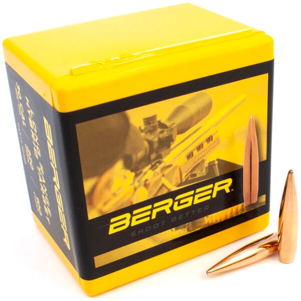 Berger 308 Long Range Hybrid Target Bullet, .308 Caliber (100/250)