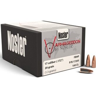 17 Caliber 20gr FBHP Varmageddon® Bullet (100ct)