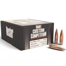Nosler .308 / 30 190 Grain Hollow Point Boat Tail Custom Competition (100)