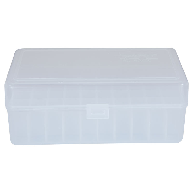 Berrys Ammo Box 45/70 Hinged Top 50 #411 Clear 30/Cs