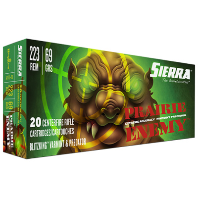 Sierra 223 Rem 69 Grain BlitzKing Ammunition (20 Rounds)