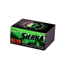 Sierra 9mm Luger 115 Grain Jacketed Hollow Point Ammunition (20 Rounds) Outdoor Master