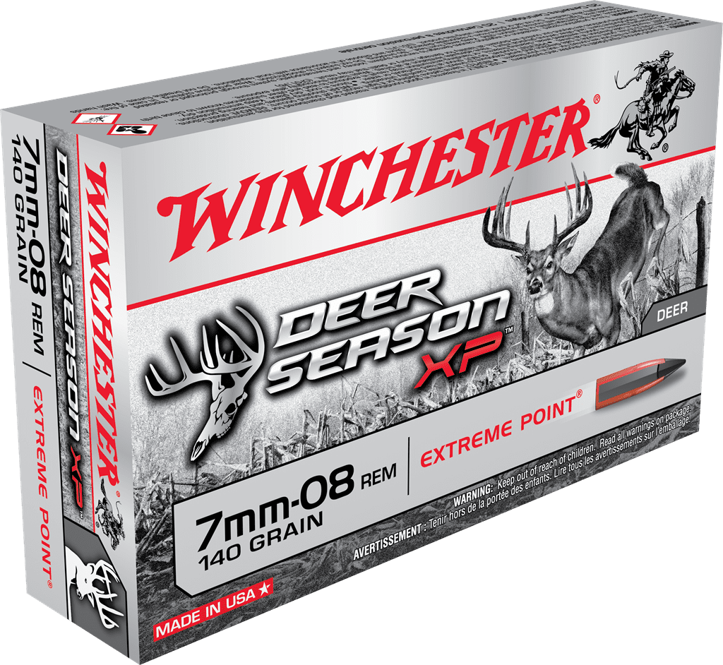 Winchester 7mm-08 Rem 140 Gr Extreme Point Deer Season XP (20 Rounds)