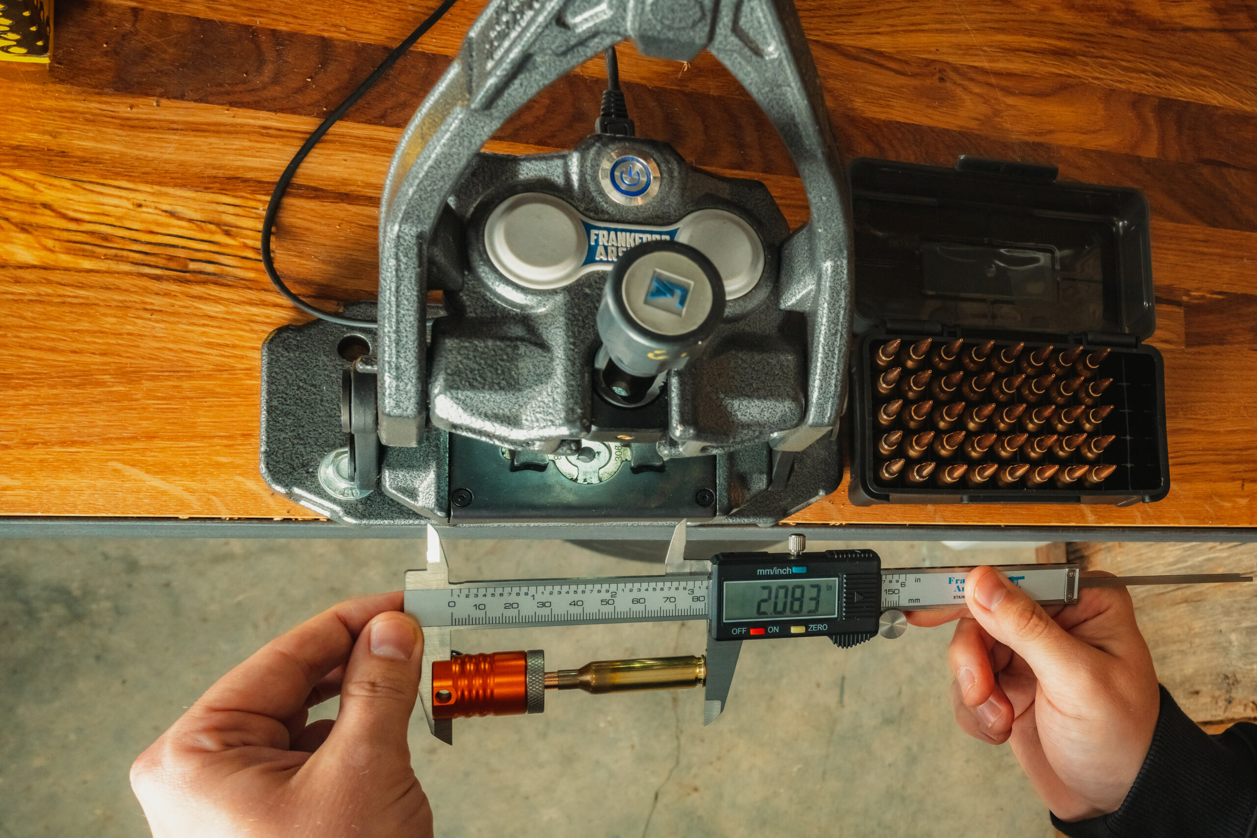 Frankford Arsenal Digital Caliper Stainless Steel 6" Powder Valley