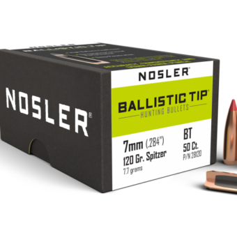 Nosler .284 Diameter 120 Grain Polymer Tip Ballistic Tip 50 Count Bullets