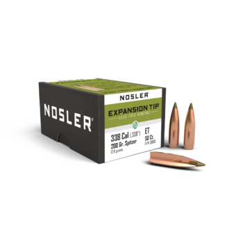 Nosler .338 Diameter 200 Grain Polymer Tip E-Tip 50 Count Bullets