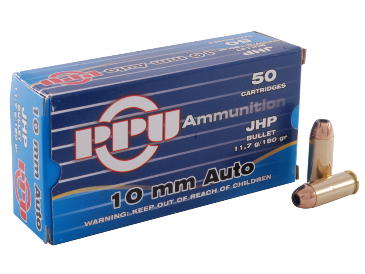 Prvi Partizan Ammunition 10mm Auto 180 Grain Jacketed Hollow Point Box of 50