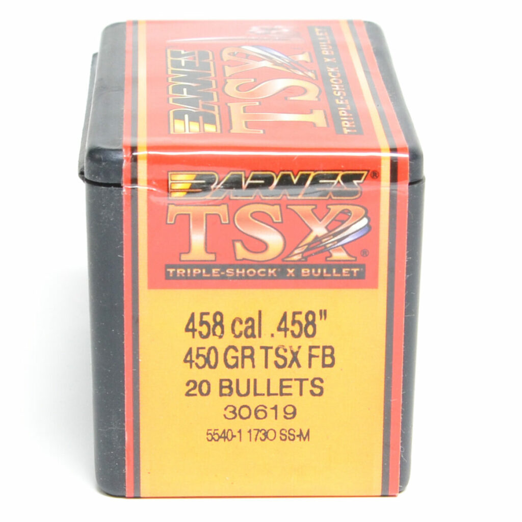 Barnes TSX Bullets 0.458 (45 Caliber) 450 Grain Solid Hollow Point Box
