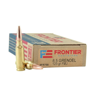 Frontier Ammunition 6.5 Grendel 123 Grain Full Metal Jacket Box of 20
