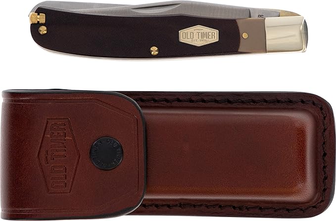 Old Timer Buzzsaw Trapper 2 Blade Folding Knife 3.25" Clip Point - Image 4