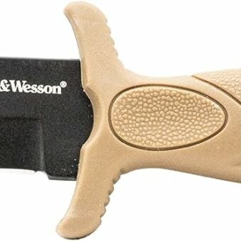 Smith & Wesson Knives FDE Fixed Blade 2.75 Clip Point Plain Edge
