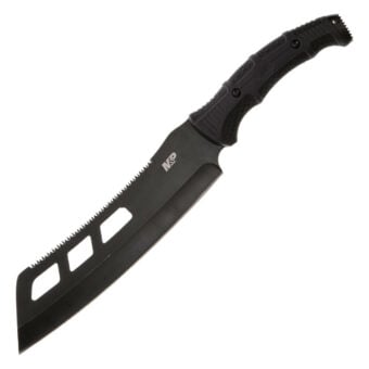 Smith & Wesson Knives M&P Cleaver Machete 10" Cleaver Plain Edge with Sawback