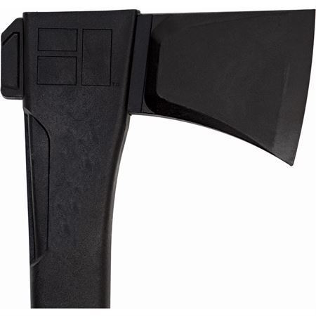 Hooyman Splitting Axe 1065 High Carbon Steel Blade Fiberglass Handle Black/Green - Image 2