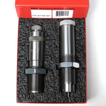 Lee Precision Large Series Collet Neck Sizer 2 Die Set 338 Lapua Magnum