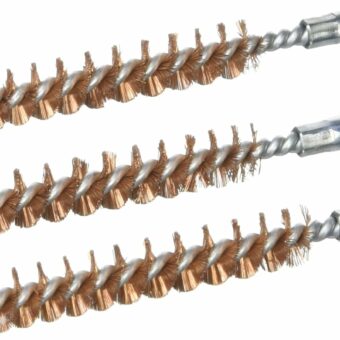 Tipton Rifle Bore Brush Bronze 22 Caliber 8-32 Thread Pack of 10