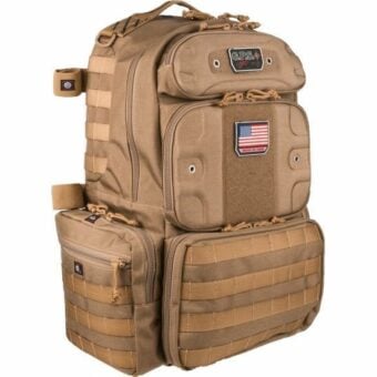 GPS Tactical Range Backpack 1000D Cordura Nylon Tan