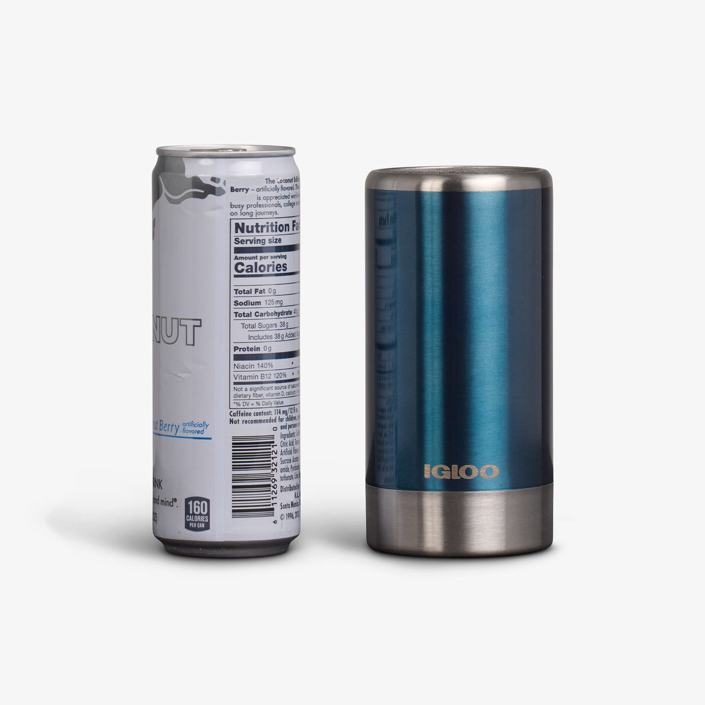 Igloo Coolmate Slim 12 Ounce Can Cooler Modern Blue - Image 3