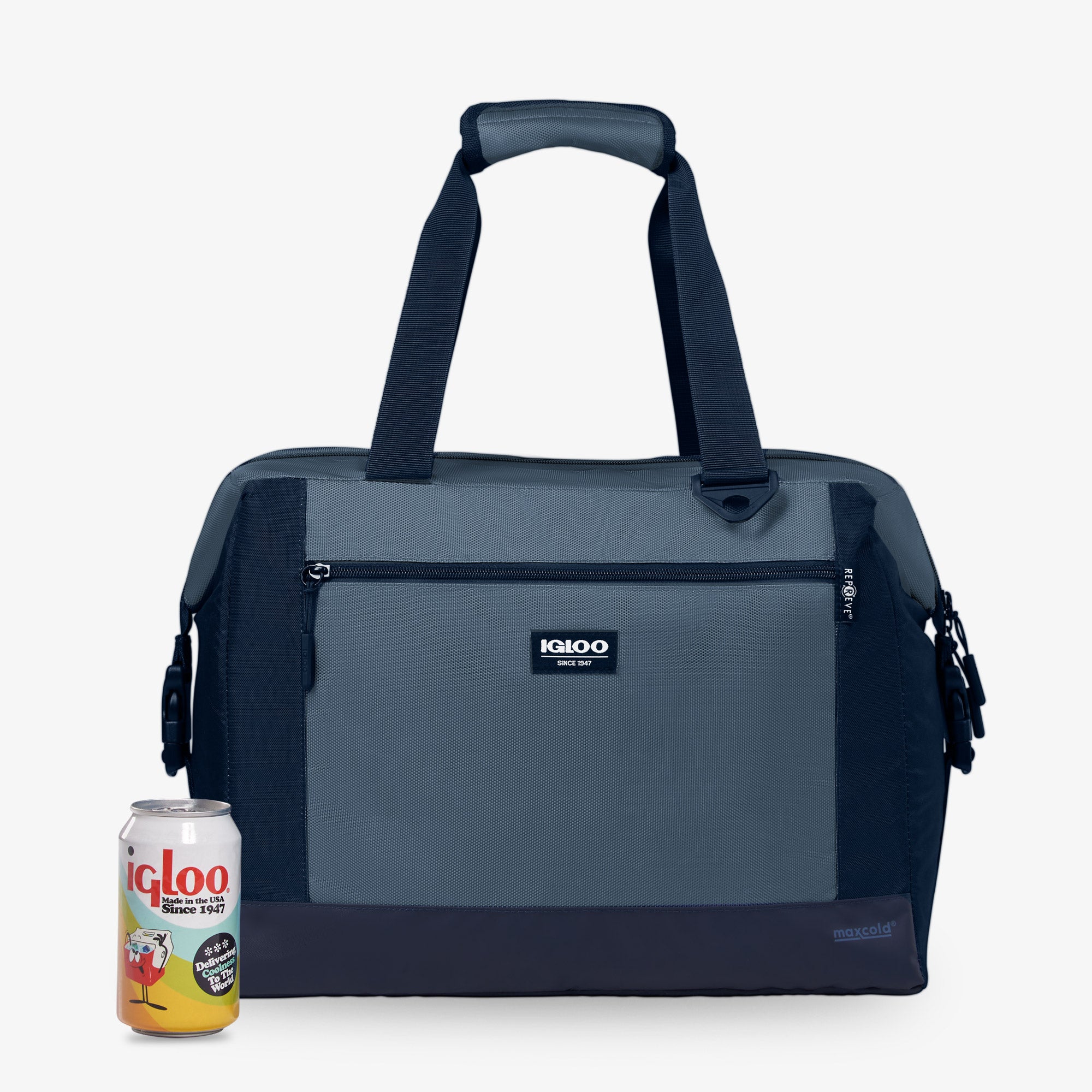 Igloo Maxcold Evergreen 36 Can Softside Cooler Blue - Image 5