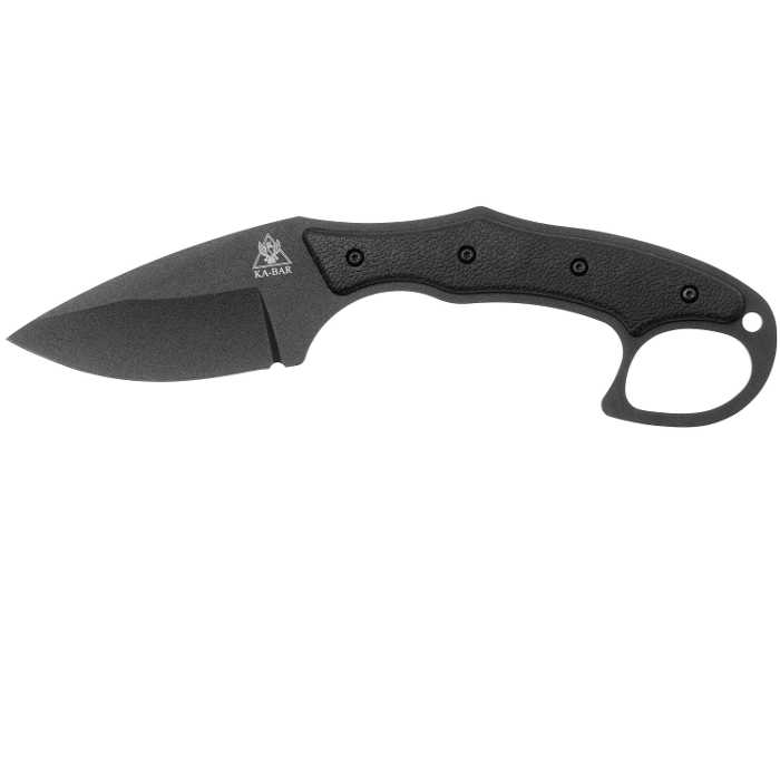 KA-BAR TDI Pocket Strike Fixed Blade Knife 3.19" Drop Point Plain Edge