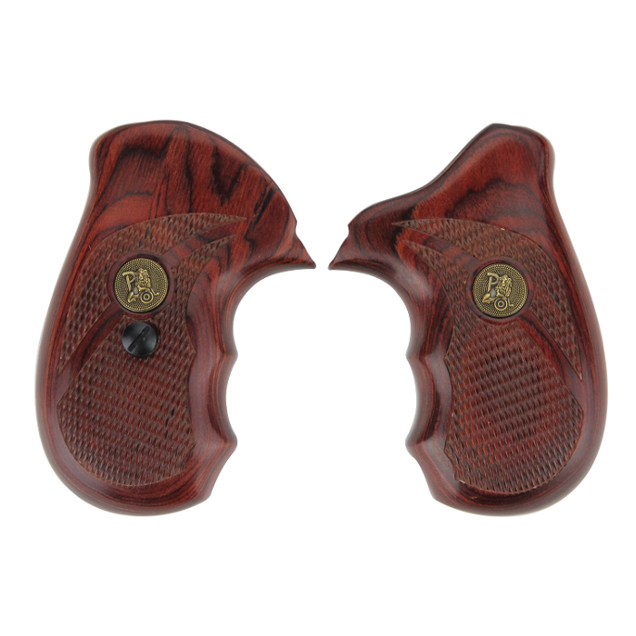 Pachmayr Renegade Grips S&W 30 J-Frame, 31 J-Frame Wood Laminate Rosewood Checkered