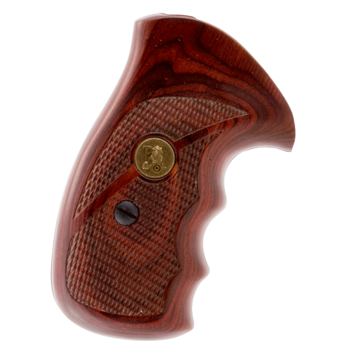 Pachmayr Renegade Grips S&W 10 K-Frame, 11 K-Frame Wood Laminate Rosewood Checkered - Image 3