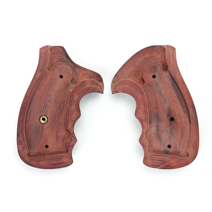 Pachmayr Renegade Grips S&W 10 K-Frame, 11 K-Frame Wood Laminate Rosewood Checkered - Image 2