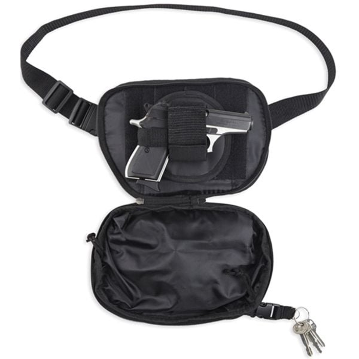 Bulldog Cases Fanny Pack Holster Ambidextrous Nylon Black Medium - Image 3