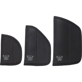 Bulldog Cases Super Grip Holster Right Hand Most Semi Autos And Revolvers With 4"-5" Barrel Polymer Black Large