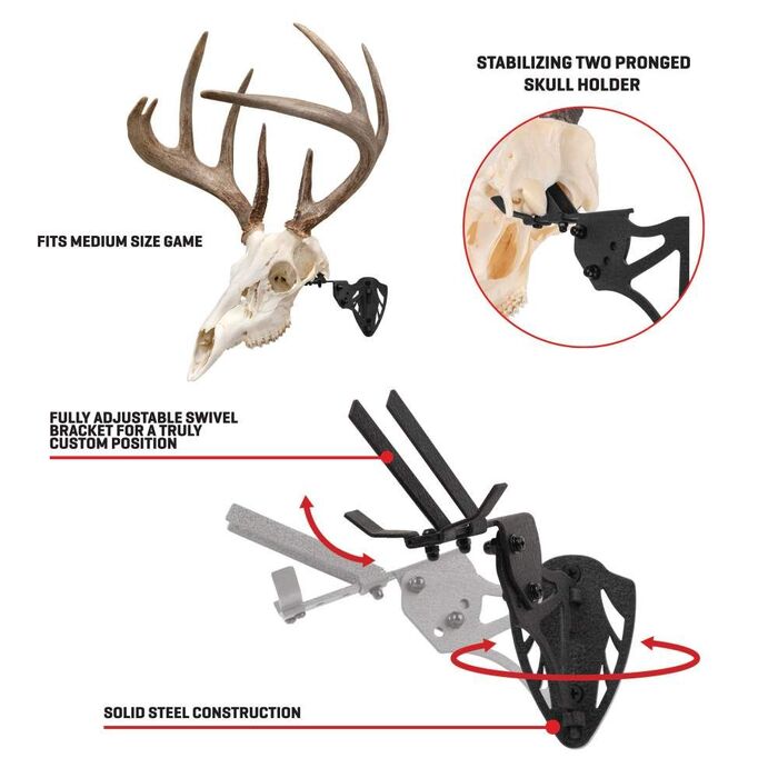 Allen Company EZ Mount Horn Bracket - Adjustable Deer Antler Display For Hunting Trophies