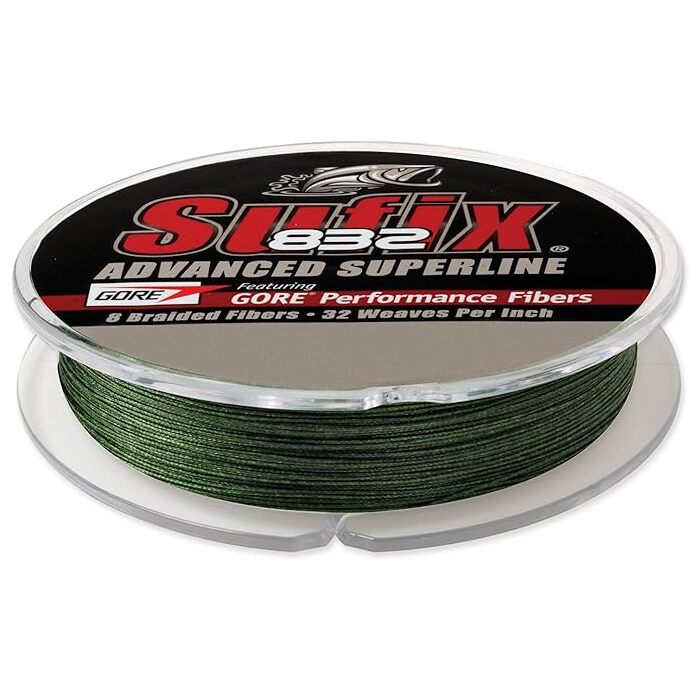 Sufix Advanced Superline Braid Fishing Line 40 lb Lo-Vis Green 150 Yds Lo-Vis-Green - Image 2